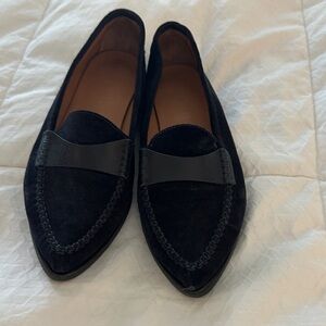 Blue Suede Loafers